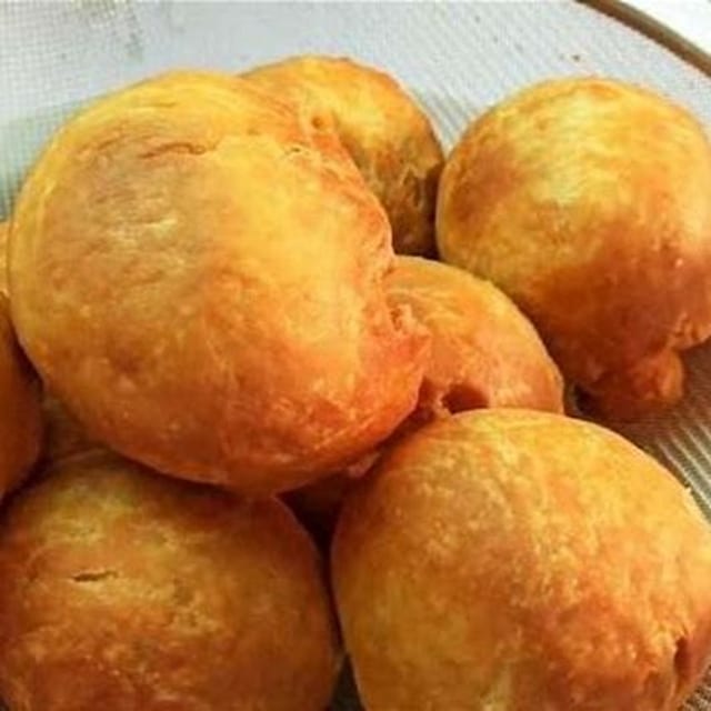 9 Fried Dumplings.