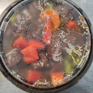 Half Pan Pepper Steaks (feeds 15 plus )